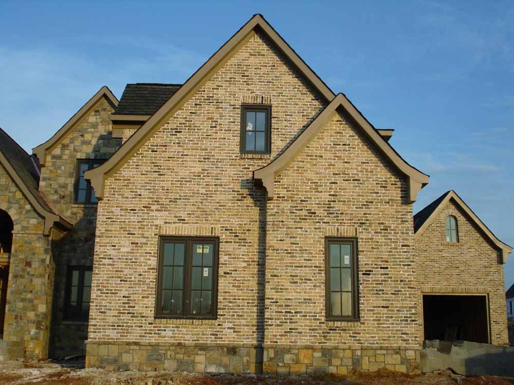Exterior Wall Brick and Stone